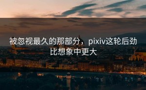 被忽视最久的那部分，pixiv这轮后劲比想象中更大