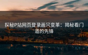 探秘P站网页登录画风变革：揭秘看门道的先锋
