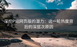 深挖P站网页版的潜力：这一轮热度背后的深层次原因