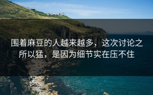 围着麻豆的人越来越多，这次讨论之所以猛，是因为细节实在压不住