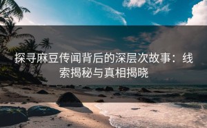 探寻麻豆传闻背后的深层次故事：线索揭秘与真相揭晓